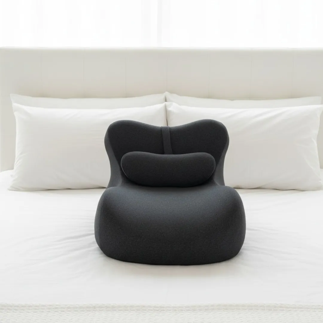 suna pillow on white bed decorative