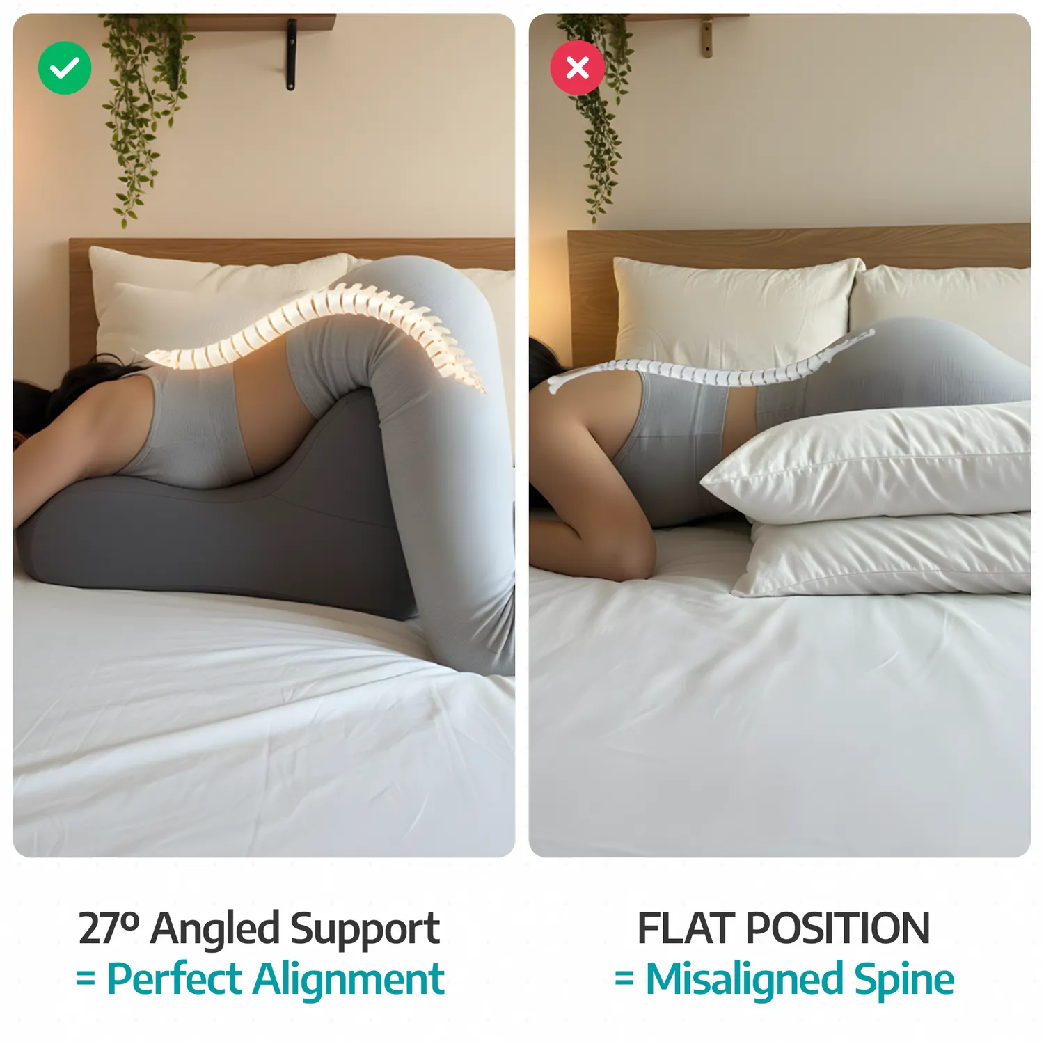 27 degree lift comparison before after